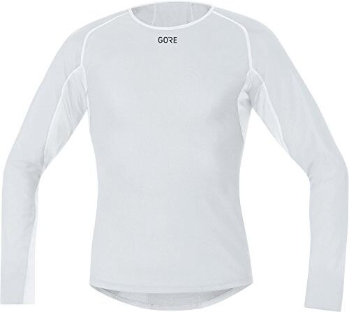 GORE WEAR GOREWEAR M Donna GORE WINDSTOPPER Base Layer Thermo Maglia manica lunga, Grigio Chiaro/Bianco, 40