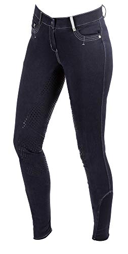 Kerbl , Donna Basic Plus, Taglia 36, Pantaloni da Equitazione, Blu