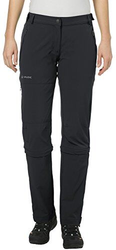 VAUDE , Farley Stretch Capri T-Zip II, Donna, Pantaloni, Nero (Black), taglia produttore: 38