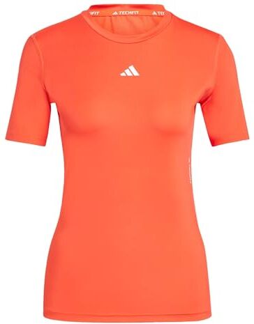 Adidas Maglietta da Donna Techfit a Maniche Corte da Allenamento, M