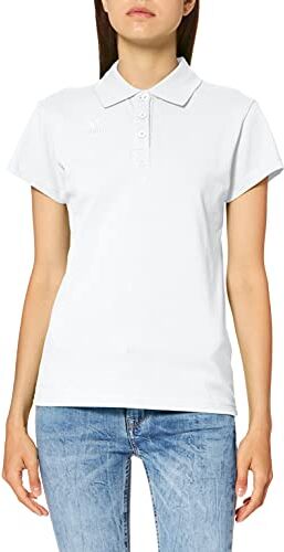 Erima TEAMSPORT Maglia Polo, Bianco (New White), Taglia D 34 / FR 36