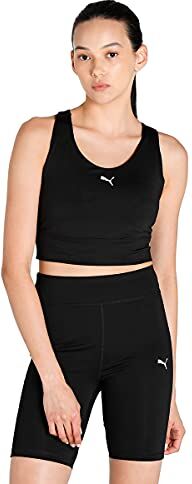 Puma Mid Impact all-in Lo, Reggiseno Sportivo Donna, Nero, XL