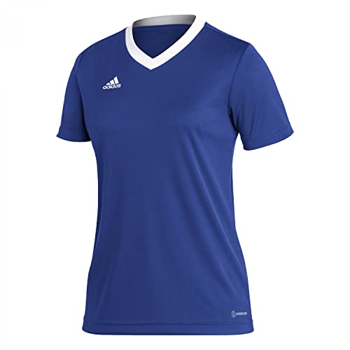 Adidas Entrada 22 Short Sleeve Jersey, T-shirt Donna, Team Royal Blue, M