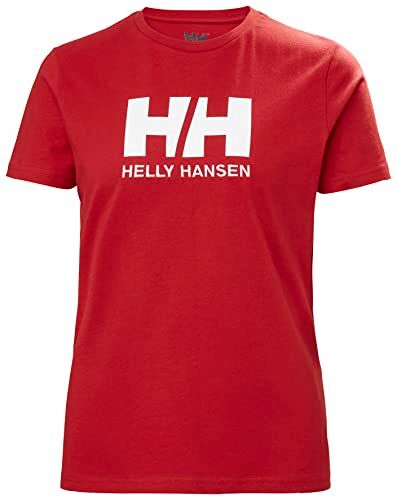 Helly Hansen HH Logo Maglietta, T-shirt Donna, Rosso, XS