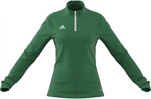 Adidas ENT22 TR Top W, Maglia Lunga Donna, Team Green/White, XS