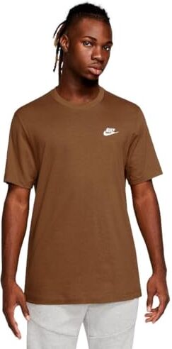 Nike M NSW Club Tee Maglietta, Lt British Tan, L Uomo