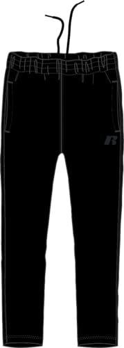 Russell Athletic Open Leg Pant Uomo Pantaloni Sportivi Black Taglia M