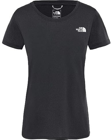 The North Face Reaxion Amp Crew Maglietta, Donna, Nero (TNF Black Heather), XS