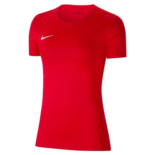 Nike Dry Park VII W Maglietta a Maniche Corte Donna, Rosso (University Red/White), L