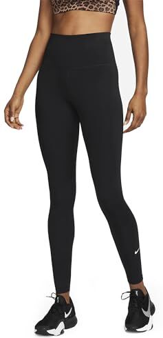 Nike One Leggings Nero/Bianco L