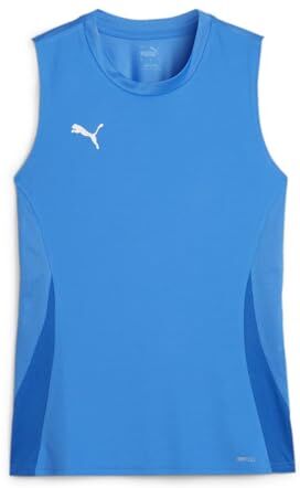 Puma teamGOAL Sleeveless Jersey Wmns, Tee Unisex, Ignite Blue White Team Royal, M