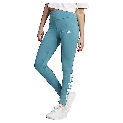 Adidas Essentials High-waisted Logo Leggings, Arctic Fusion/White, XS Donna