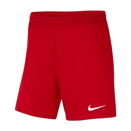 Nike W Nk Dry Park Iii Short Nb K, Pantaloncini Sportivi Donna, University Red/White, M