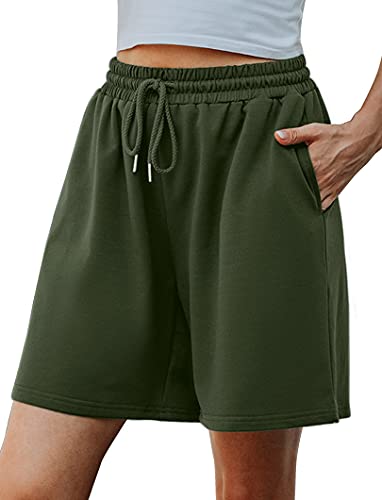 Migcaput Pantaloncini Donna Estivi Pantaloni Corti Pigiama Donna Cotone Shorts Donna Casual Pantaloncini Donna Notte con Tasche