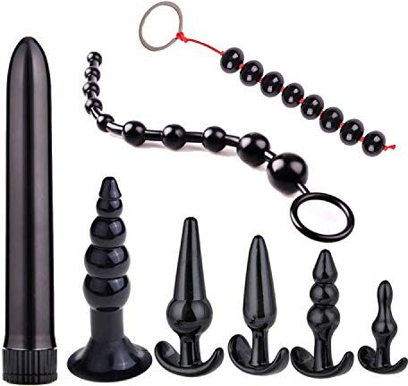 Glowdolls Plúg Anàli Donne Training Set Stretching Toys coda Plúg Anàlé da Uomo Vibràtóri donna péné Finto per reàlistico Vịbrạtịng Plúg Anàlé Šêx Toysper per Coppie Plúg Anàlé da -uT26