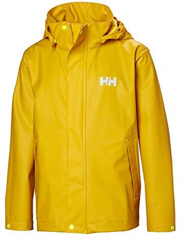 Helly Hansen Junior Unisex Giacca Moss Impermeabile, 16, Giallo essenziale