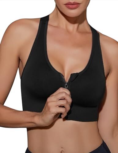 Migcaput Donna Reggiseno Sportivo Alto Impatto Donna Reggiseno Senza Ferretto Push Up Rimovibile Bralette Senza Abbigliamento Palestra Donna