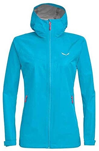 Salewa PUEZ (Aqua 3) PTX W Jkt Anorak, Blu (Maui Blue), 50/44 Donna