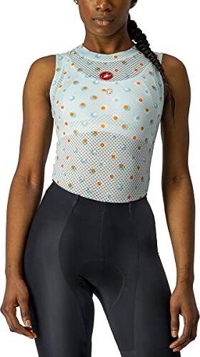 CASTELLI PRO Mesh 3 W SLESS Maglia Lunga Light Acqua M