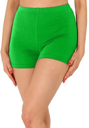 Merry Style Pantaloncini Palestra Donna in Viscosa Shorts Donna per il Fitness Allenamento Jogging Pantaloncini Sportivi Donna Yoga Hot Pants MS10-391 (Verde, S)