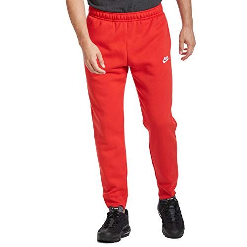 Nike , Jogging, M Nsw Club Jggr Bb, Rosso Università/Rosso Università/Bianco 657, S-T