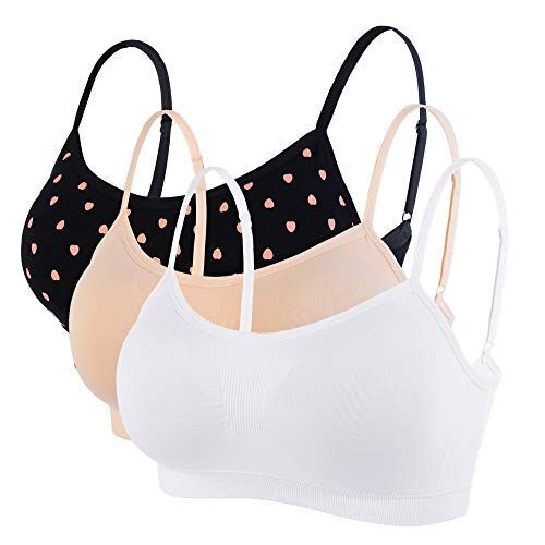 Litthing Reggiseno Sportivo da Donna Reggiseno Comodo Senza Cuciture Top Imbottito da Donna Spalline Regolabili Reggiseno Canotta Sport Senza Fili Top Corto per Yoga Fitness Esercizio