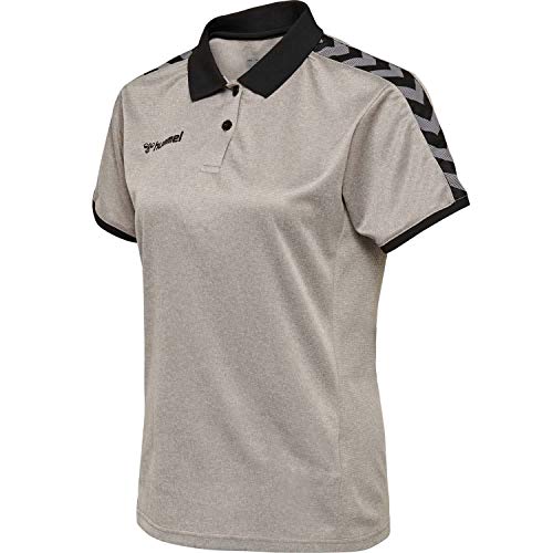 hummel hmlAUTHENTIC Woman Functional Polo Color: Grey Melange_Talla: XS