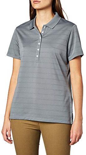 Callaway Opti-Vent Polo da Donna a Maniche Corte, in Rete Aperta, Donna, , Grigio (Quiet Shade), XXL