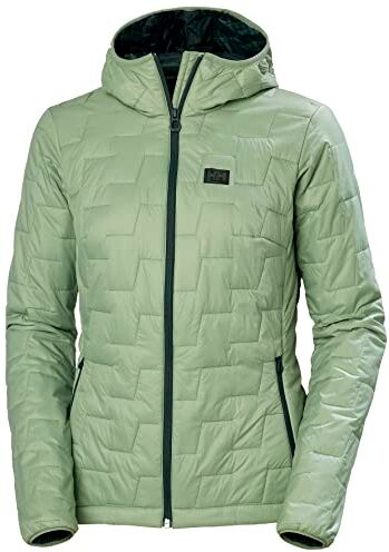 Helly Hansen Donna Lifaloft Hooded Ins Jacket, Verde scuro, XL