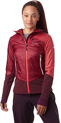 ORTOVOX Swisswool Piz Palü Jacket W, Giacca Donna, Rosso (Dark Blood), XL