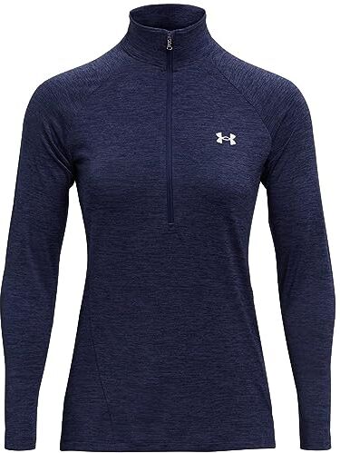 Under Armour Donna Tech 1/2 Zip, Twist, Maglia sportiva con cerniera