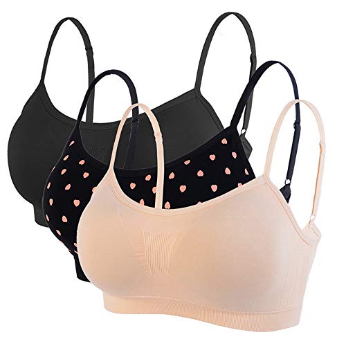 Litthing Reggiseno Sportivo da Donna Reggiseno Comodo Senza Cuciture Top Imbottito da Donna Spalline Regolabili Reggiseno Canotta Sport Senza Fili Top Corto per Yoga Fitness Esercizio