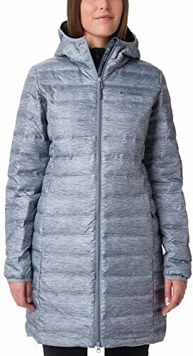 Columbia Lake 22 Down Long Hooded Jacket Piumino Con Cappuccio per Donna