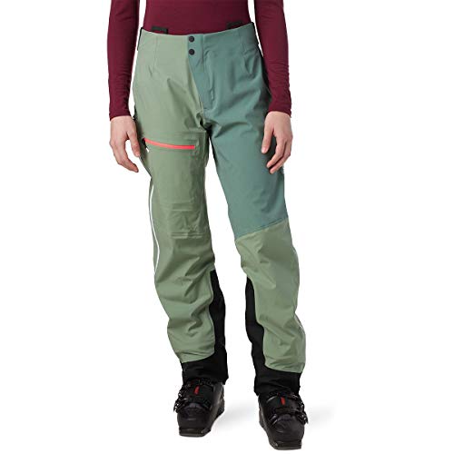 ORTOVOX 3L Ortler Pants W, Pantaloni Donna, Verde (Green Isar), XS