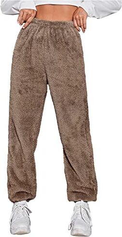 NOAGENJT pantaloni termici donna eleganti pantaloni pigiama donna rosso pantaloni donna felpati interno jeans a zampa donna vita bassa pantaloni invernali eleganti con elastico in vita donna curvy XXL 7.99