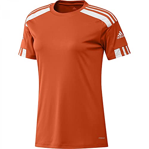 Adidas Squadra 21 Short Sleeve Jersey T-shirt, Team Orange/White, S Donna