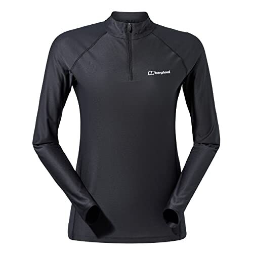 Berghaus Maglietta da Donna 24/7 Mezza Zip a Maniche Lunghe Tech Baselayer