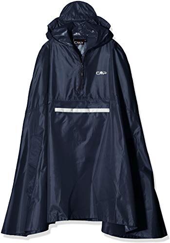 CMP , Cappuccio fisso antipioggia Junior Cape, Black Blue, 116