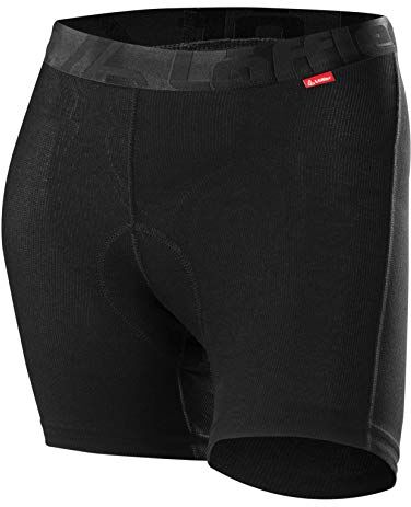 Löffler 03965, Pantaloncini intimi da ciclismo Donna, Nero (Schwarz), 38 EU