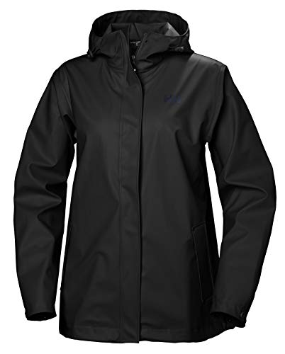 Helly Hansen Donna Giacca Moss Impermeabile, M, Nero