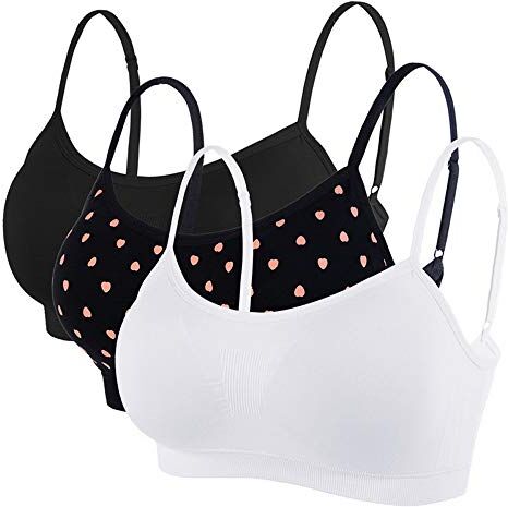 Litthing Reggiseno Sportivo da Donna Reggiseno Comodo Senza Cuciture Top Imbottito da Donna Spalline Regolabili Reggiseno Canotta Sport Senza Fili Top Corto per Yoga Fitness Esercizio