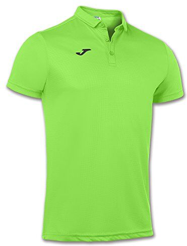 Joma Hobby, Maglietta a Maniche Corte Polo Uomo, Verde Fluor (020), XS