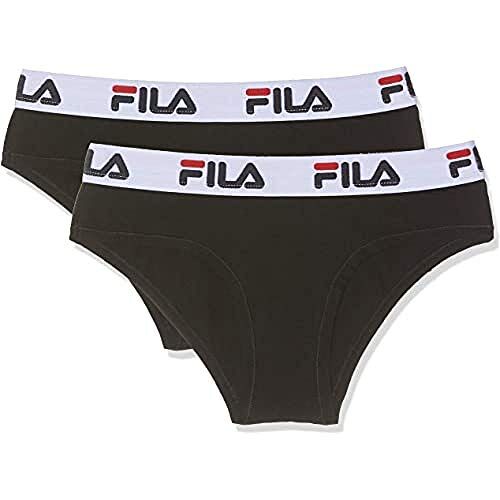 Fila FU6043/2 Slip Donna, Nero, XL