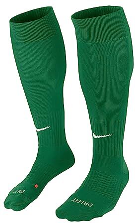 Nike Classic II Cushion OTC, Calze Unisex-Adulto, Verde (Pine Green/White), X-Small