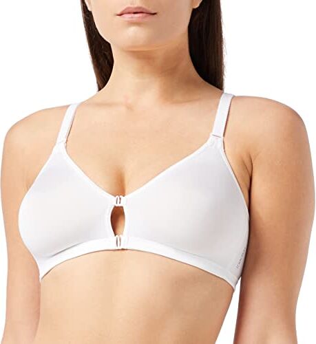 Triumph Triaction Fitness F, Reggiseno Sportivo Incrociato sulla Schiena Donna, Bianco (White), 1C