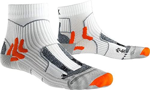 X-Socks Marathon Energy Calze W002 Arctic White/Pearl Grey 35-38