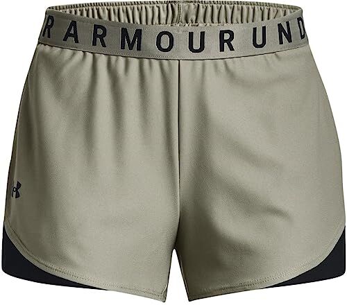 Under Armour Women's UA Play Up Shorts 3.0 Costume a Boxer, Verde Bosco, S Donna