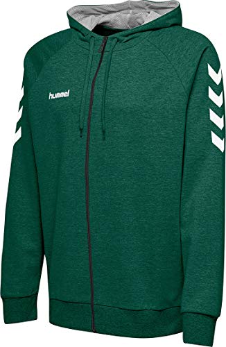 Hummel HMLGO COTTON ZIP HOODIE Color: EVERGREEN_Talla: 2XL