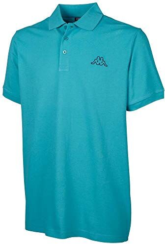 Kappa Peleot, Maglietta a Maniche Corte Polo, Blu Blu Bluebird, S