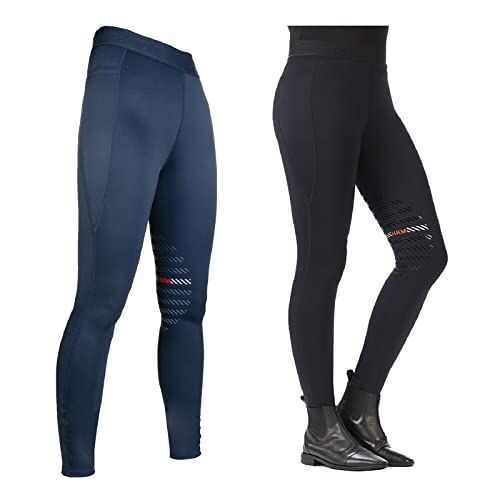 HKM Sports Leggings, Nero, 38 Unisex-Adulto